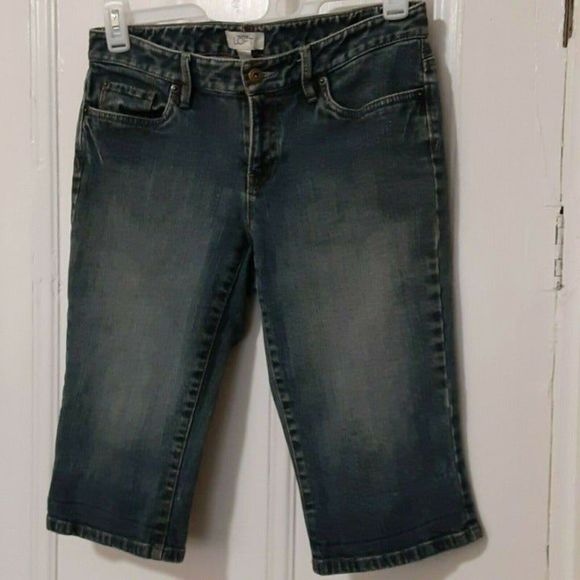 Ann Taylor LOFT cropped jeans size 6 32" - Picture 1 of 2